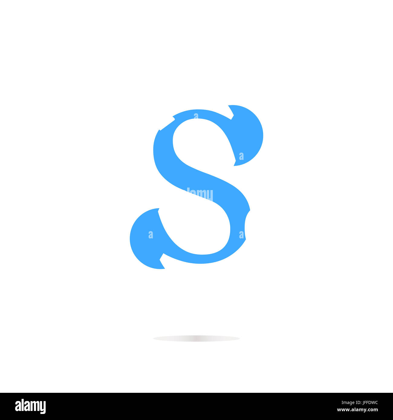 Letter S logo icon design template elements Stock Photo