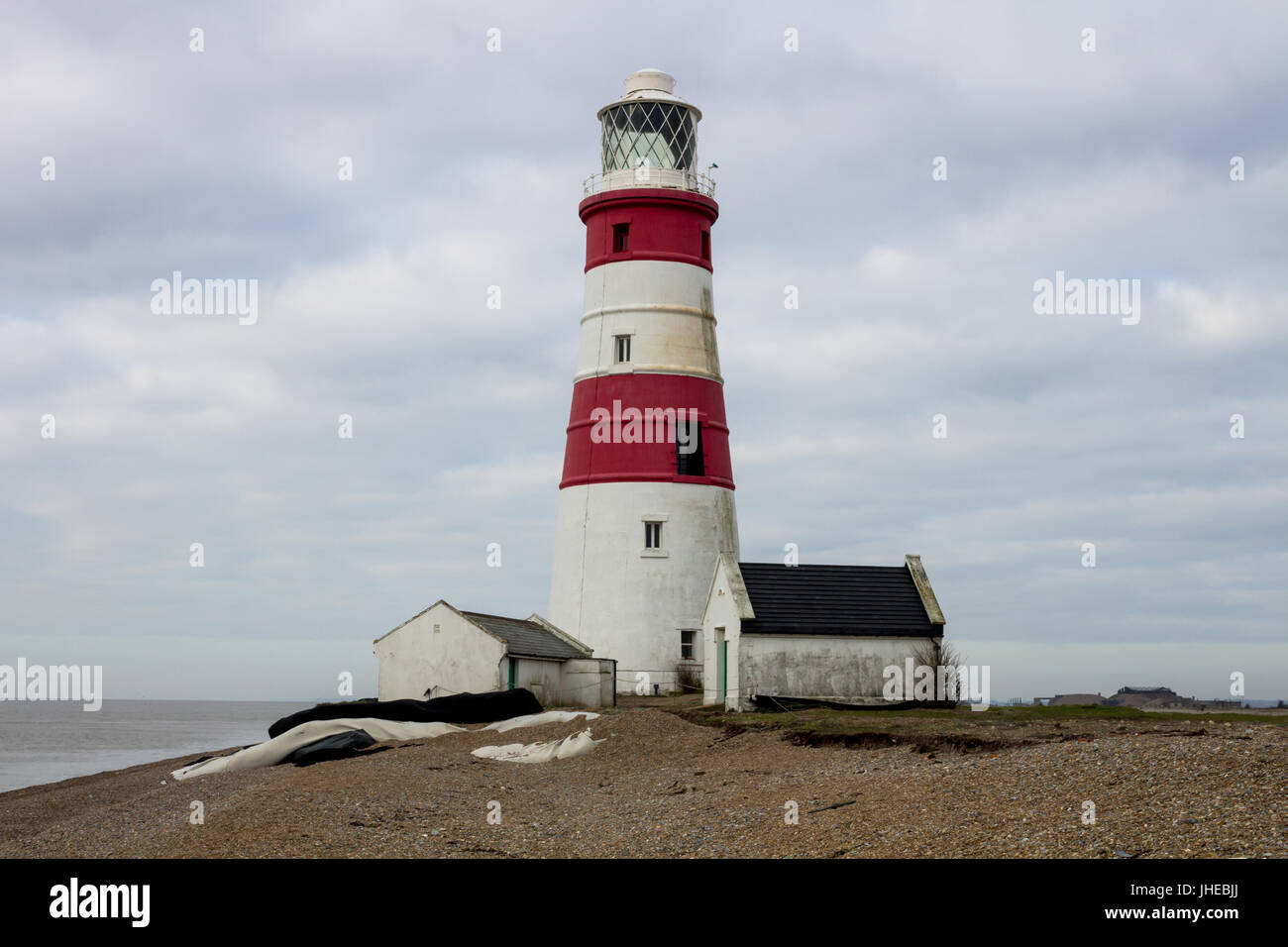 Orford Ness Lighthouse located in Suffolk Stock Photo