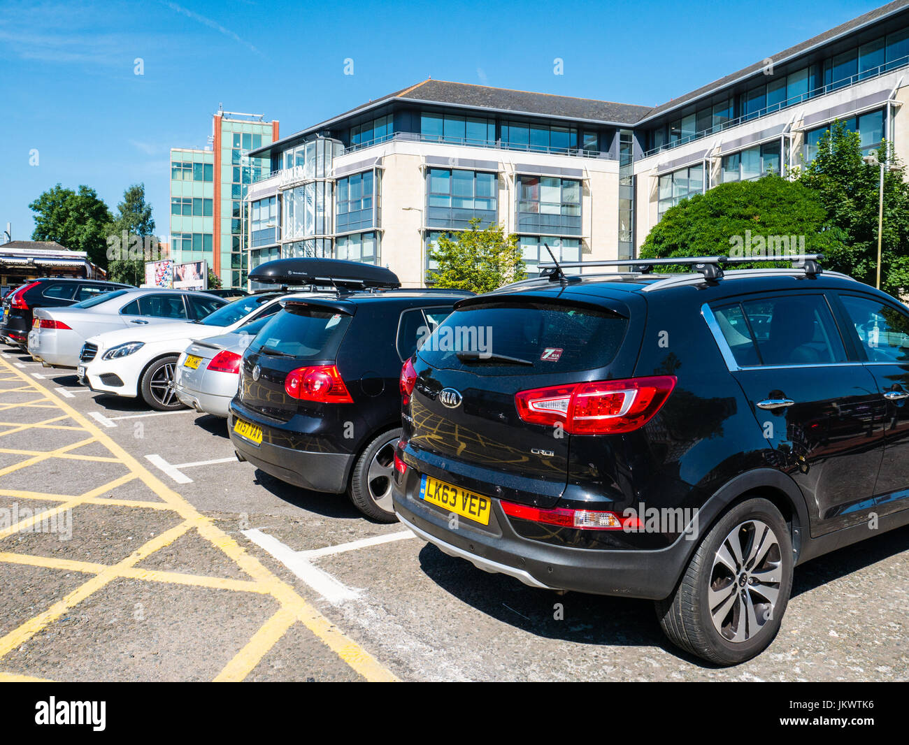 Maidenhead Railway Station Carpark, Maidenhead, England, UK, GB. Stock Photo