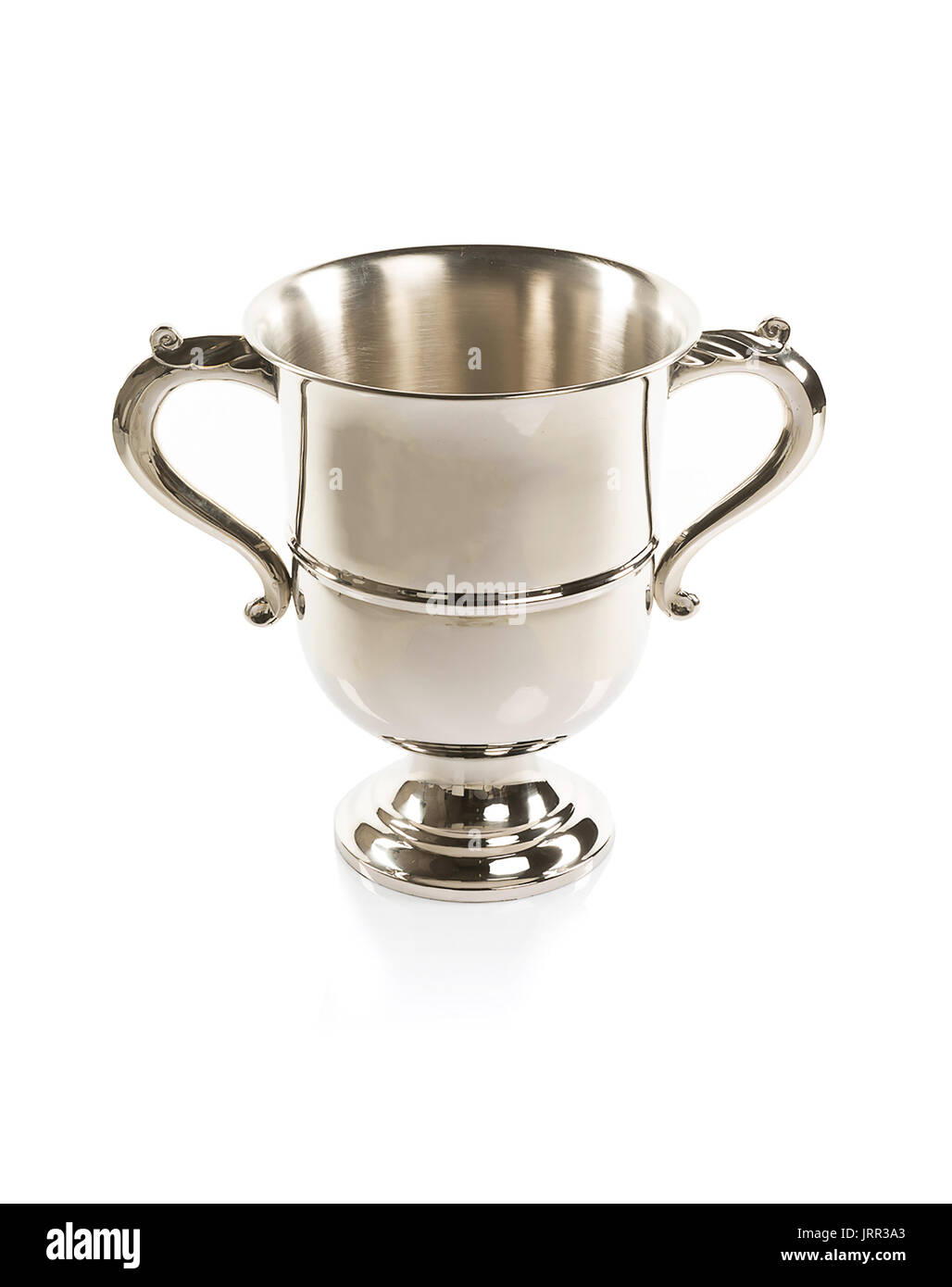 Silver Cup isolated Stock Photo