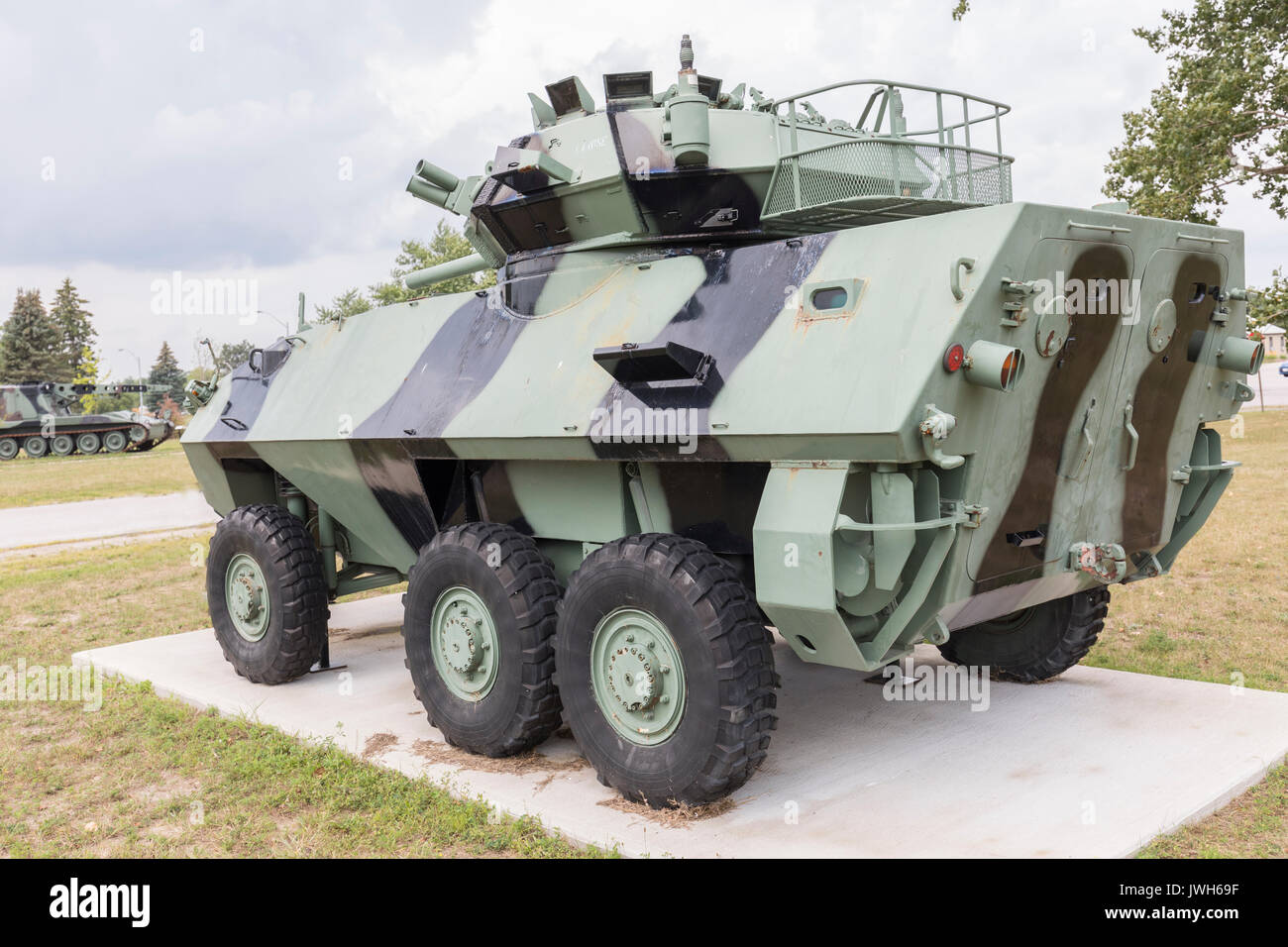 Military Armoured Vehicles Stock Photo