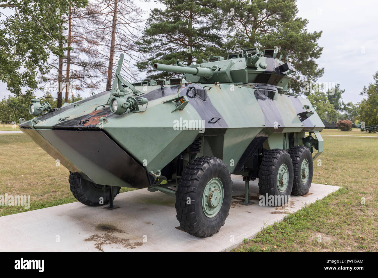 Military Armoured Vehicles Stock Photo