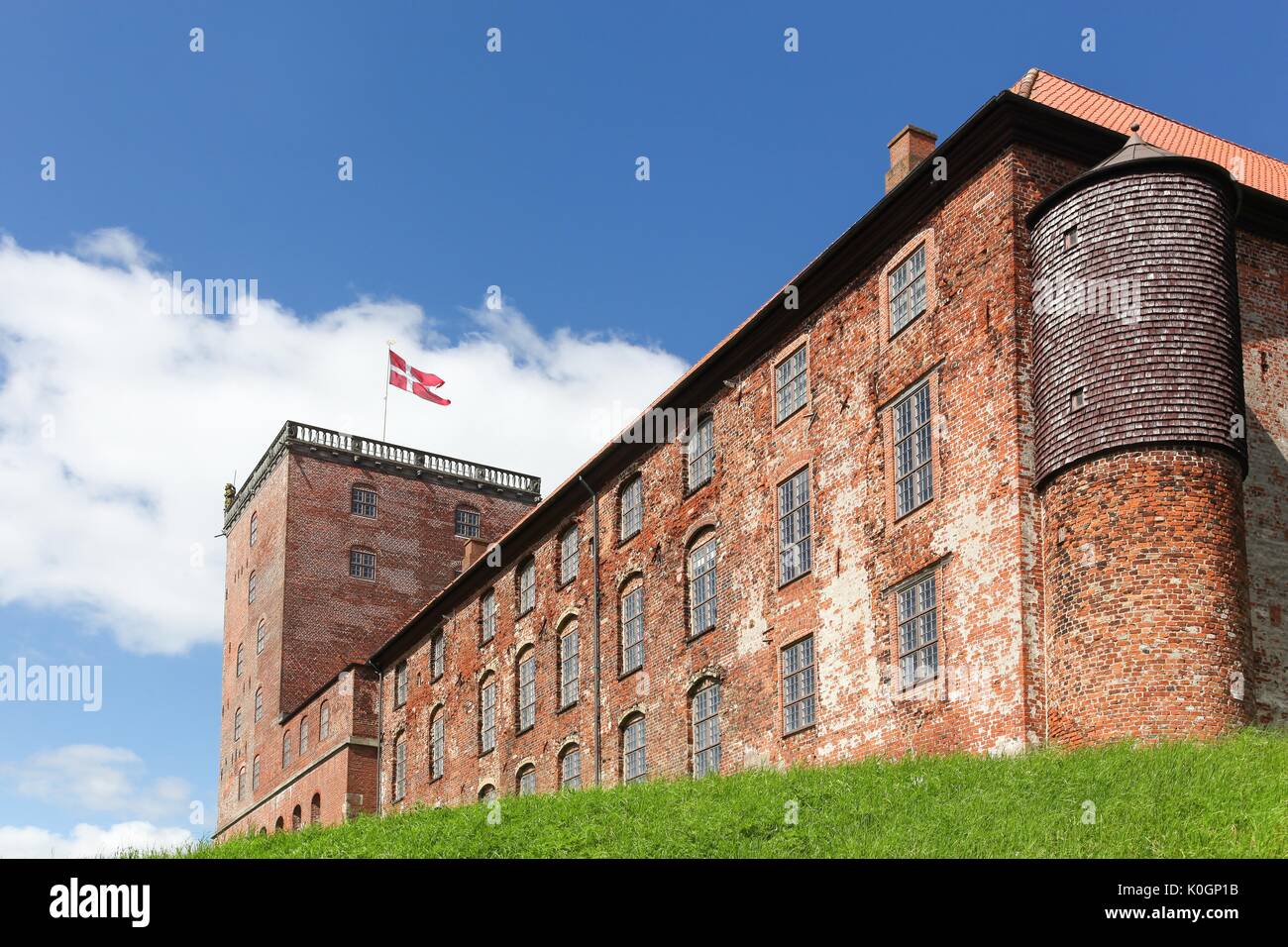 Koldinghus a Danish royal castle in the city of Kolding, Denmark Stock Photo