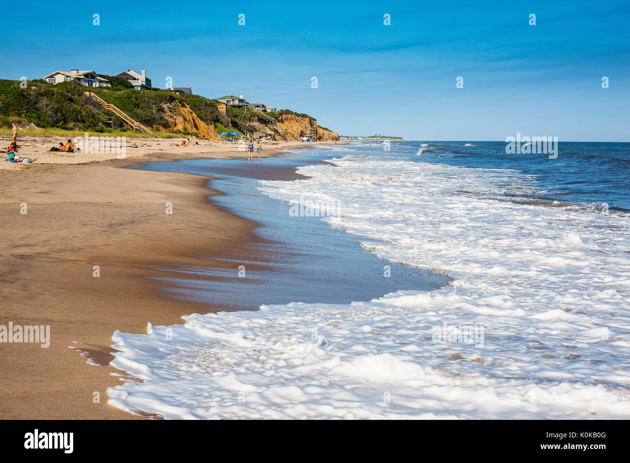 Montauk beach, Long Island Stock Photo