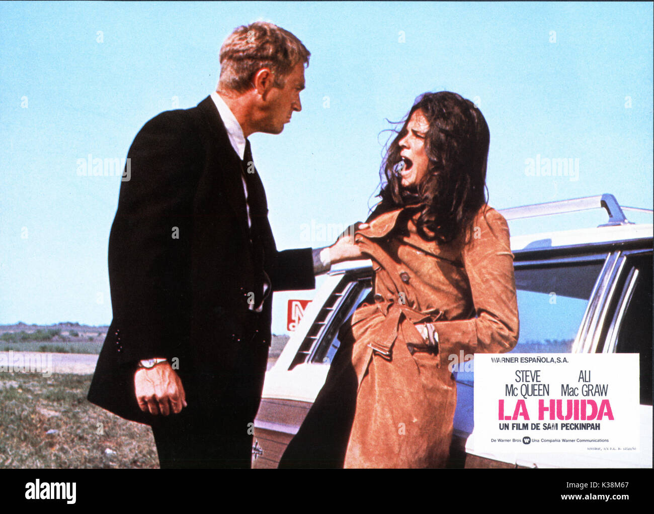 THE GETAWAY STEVE MCQUEEN, ALI MACGRAW Stock Photo