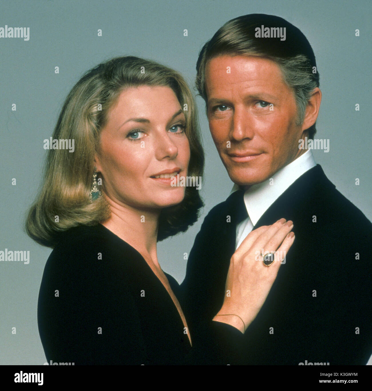 RICH MAN, POOR MAN SUSAN BLAKELY, PETER STRAUSS     Date: 1976 Stock Photo