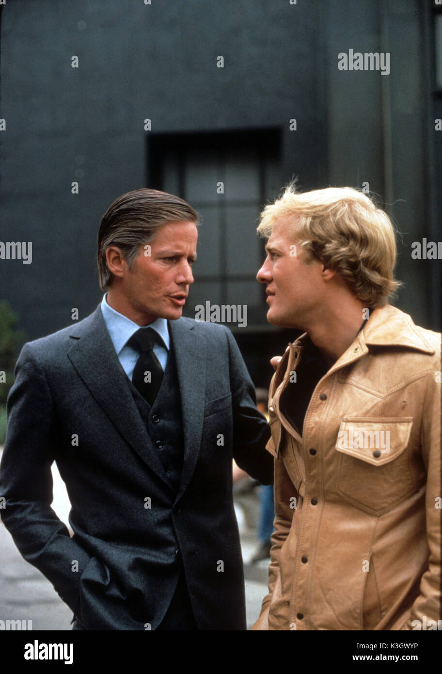 RICH MAN, POOR MAN PETER STRAUSS, GREGG HENRY     Date: 1976 Stock Photo