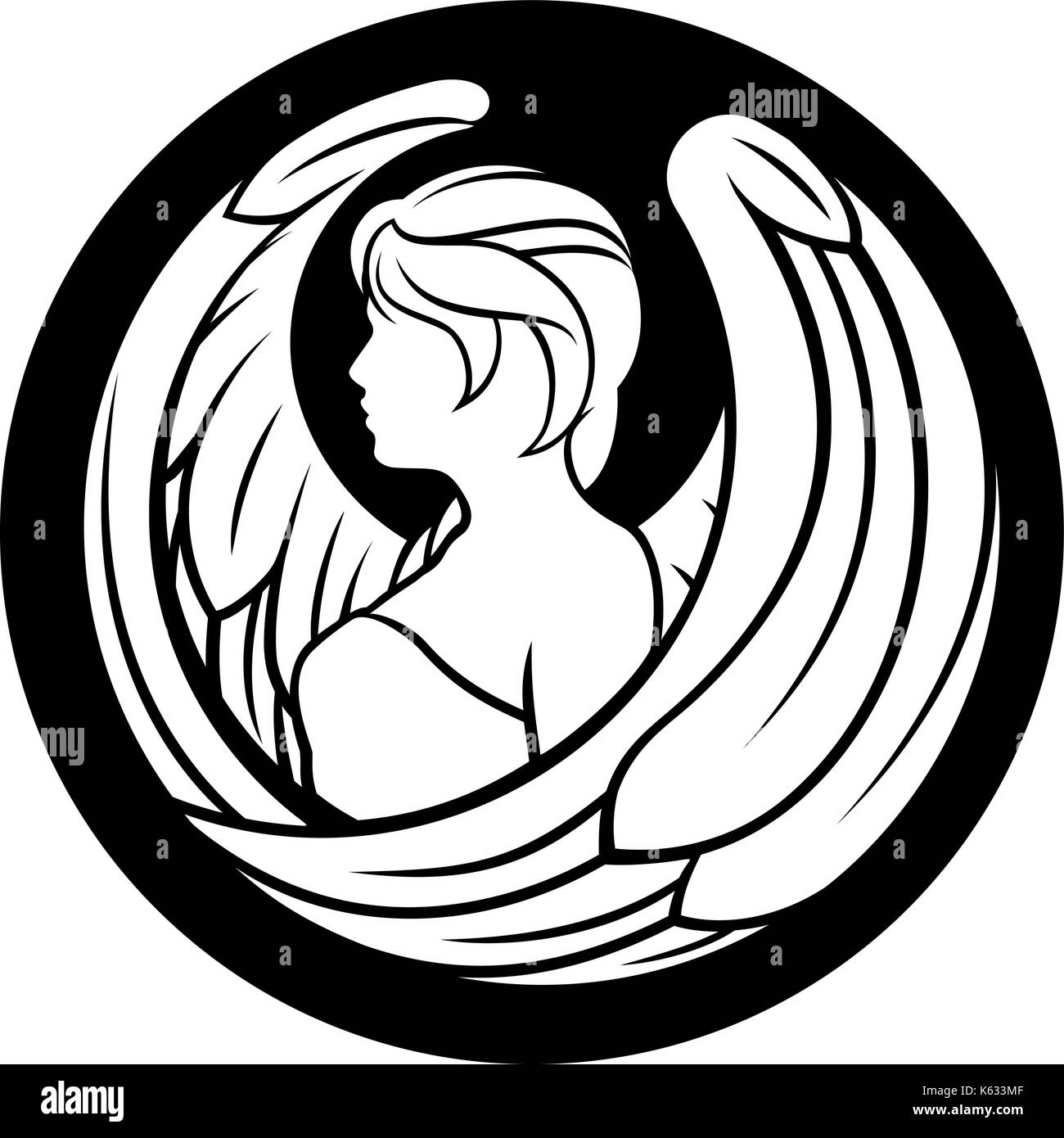 Virgo Zodiac Horoscope Sign Stock Vector