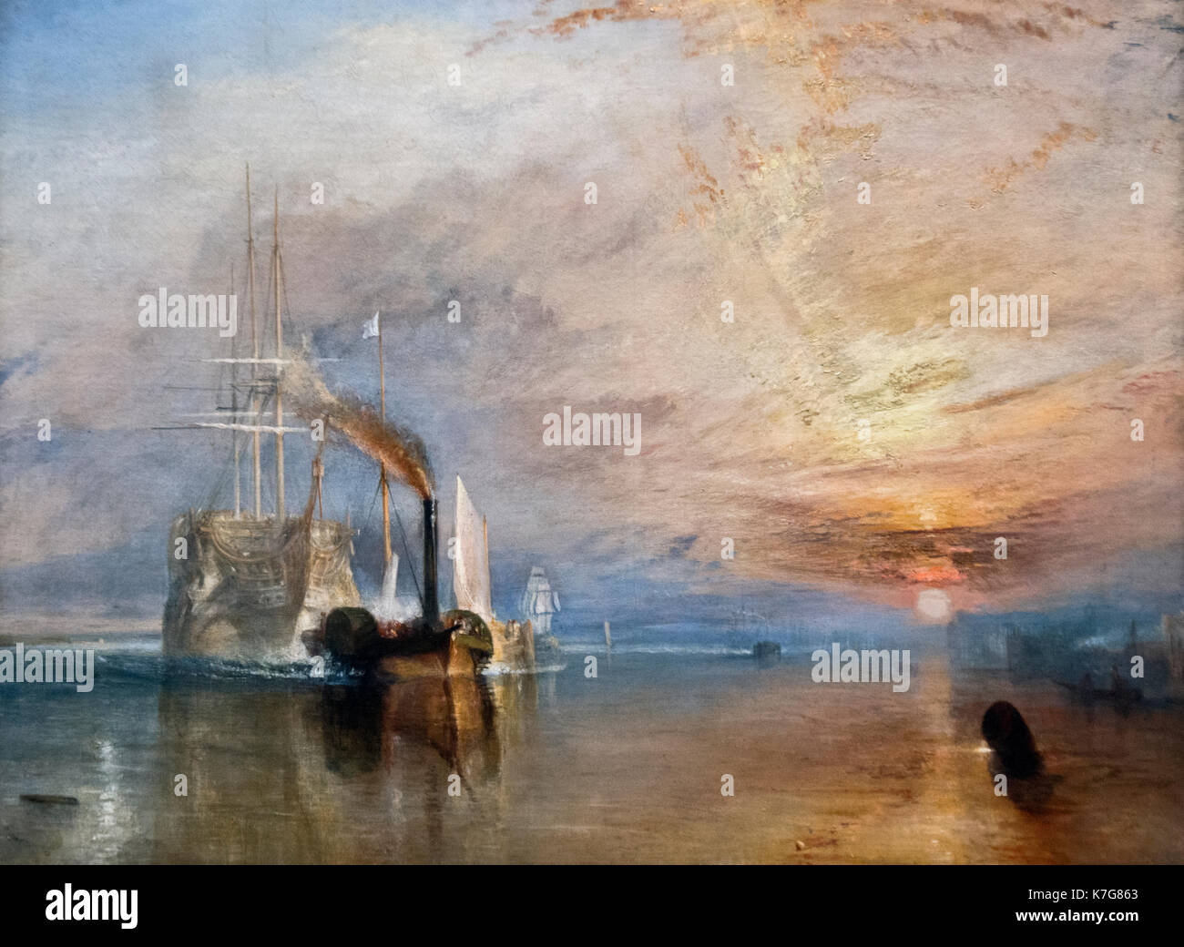 Joseph Turner: The Fighting Temeraire (1839) Stock Photo