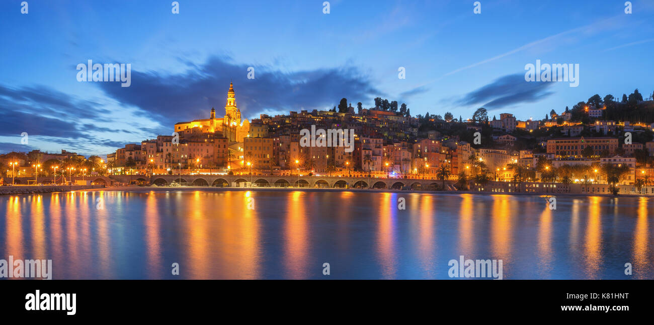 Menton, France Stock Photo