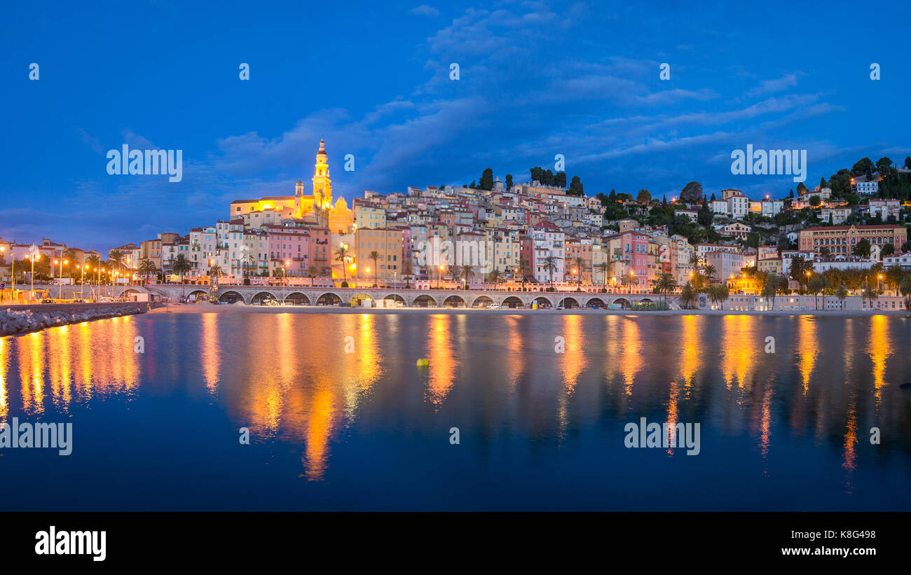 Menton, France Stock Photo