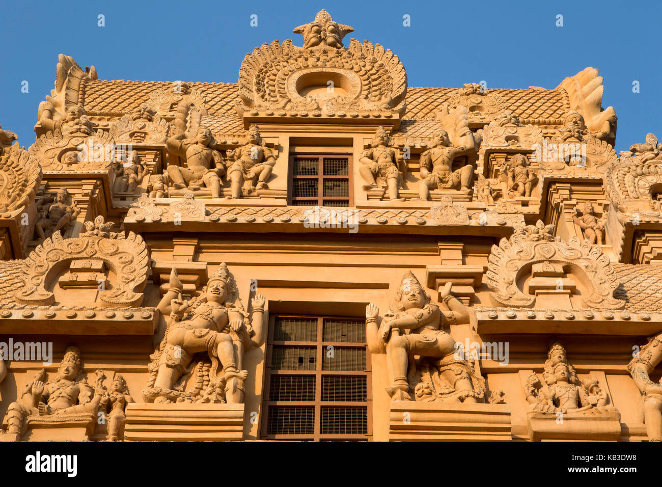 India, Tamil Nadu, Thanjavur, Brihadeshwara temple Stock Photo