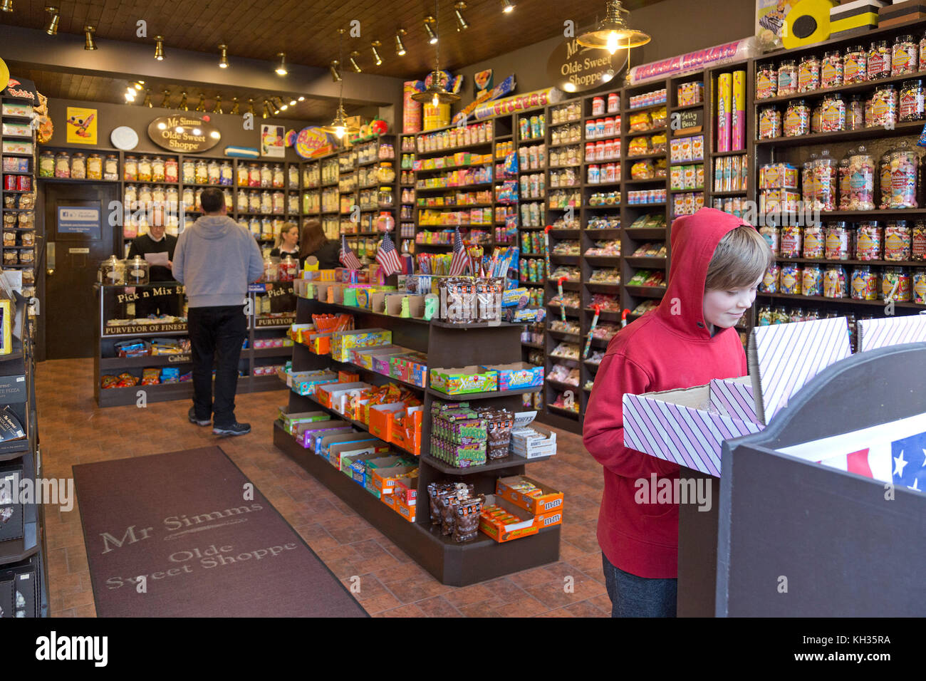 Mr Simms Olde Sweet Shoppe, Stirling, Scotland, Great Britain Stock Photo