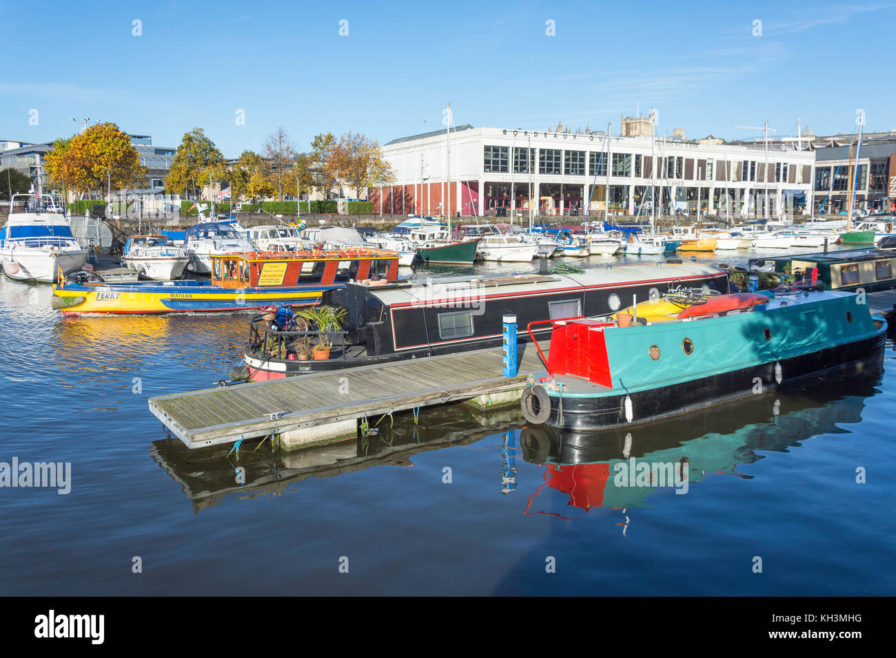 Floating Harbour, Harbourside, Bristol, England, United Kingdom Stock Photo