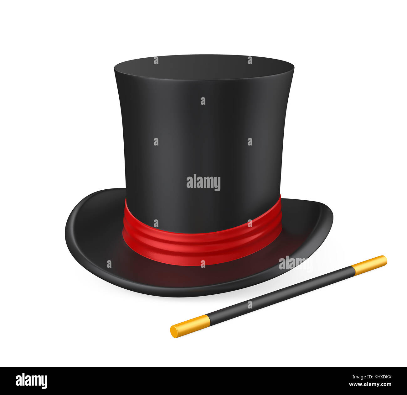 Magician Hat Isolated Stock Photo