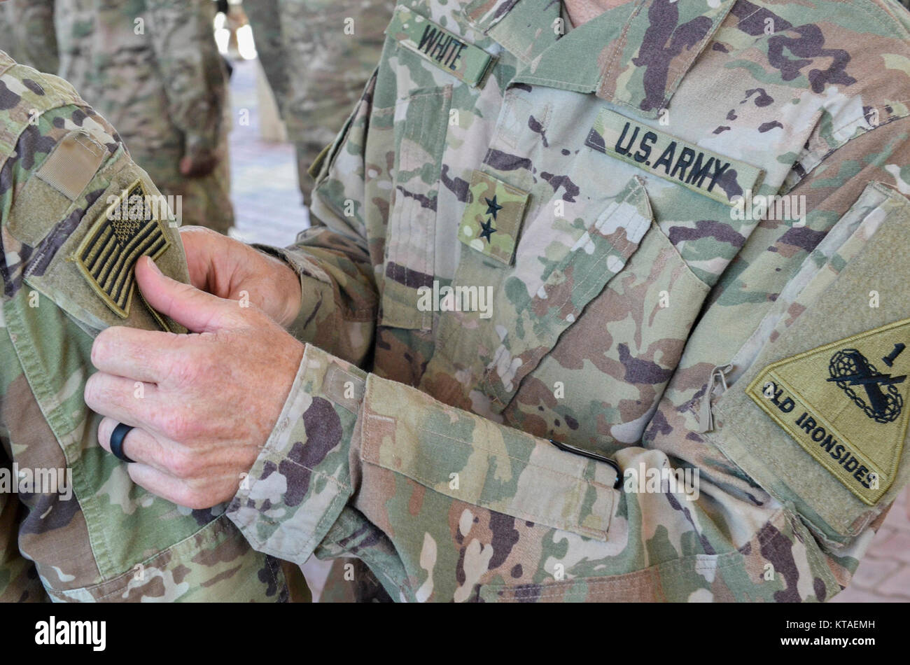 Maj. Gen. Pat White, commanding general of Combined Joint Forces Land ...