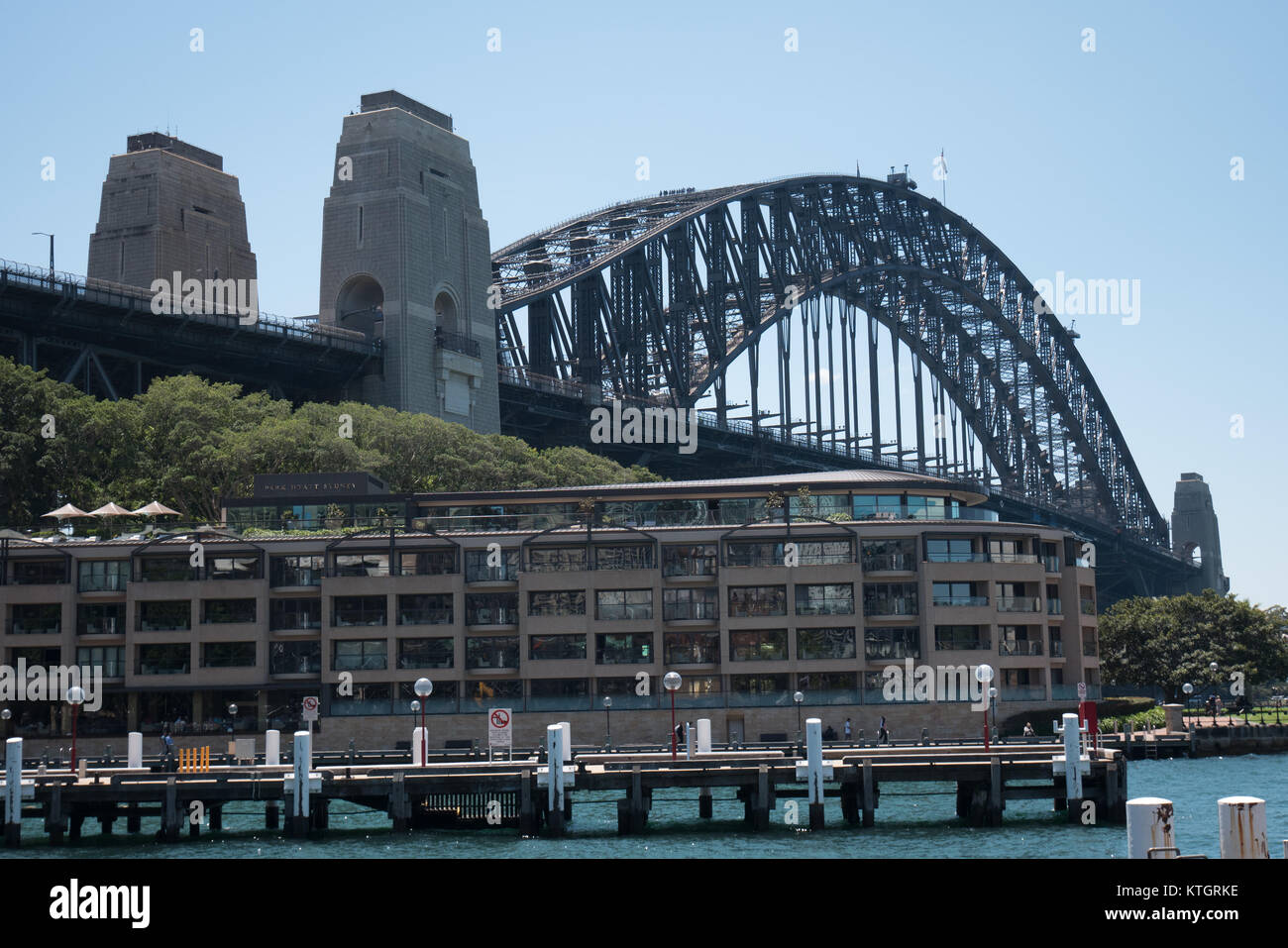 sydney harbour bridge area Stock Photo