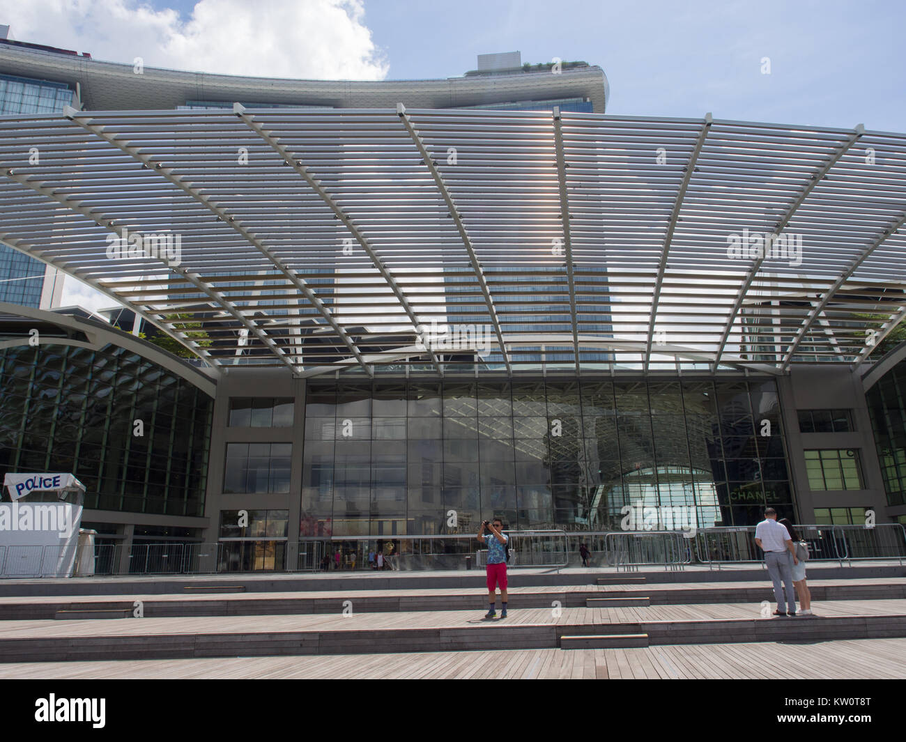 Marina Bay Shopping Mall Stock Photo