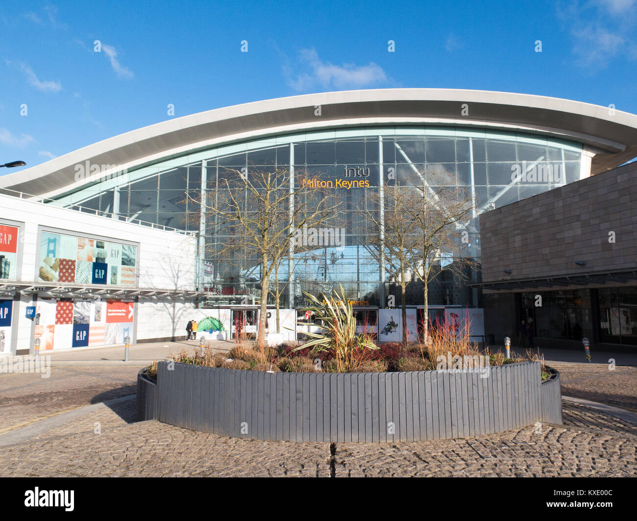 Shopping centre Milton Keynes Buckinghamshire England UK Stock Photo