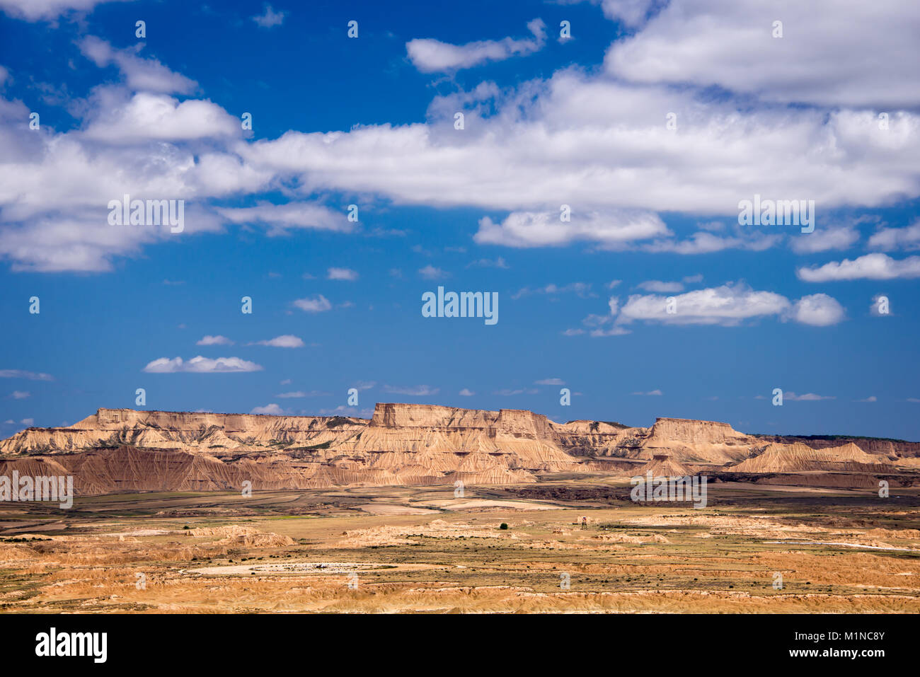 Bardenas Reales nature park, Navarra, Spain Stock Photo