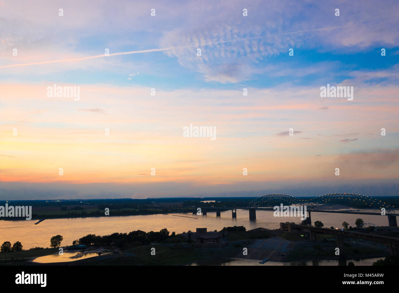 Hernando de Soto bridge Stock Photo