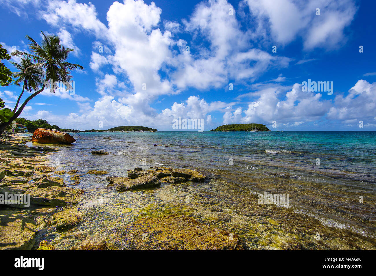 Vieques Beach... Stock Photo