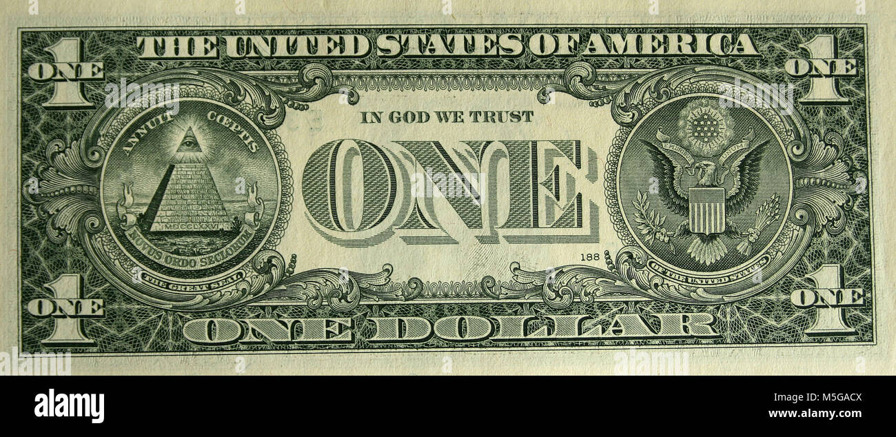 1 One Dollar Bill Stock Photos 1 One Dollar Bill Stock