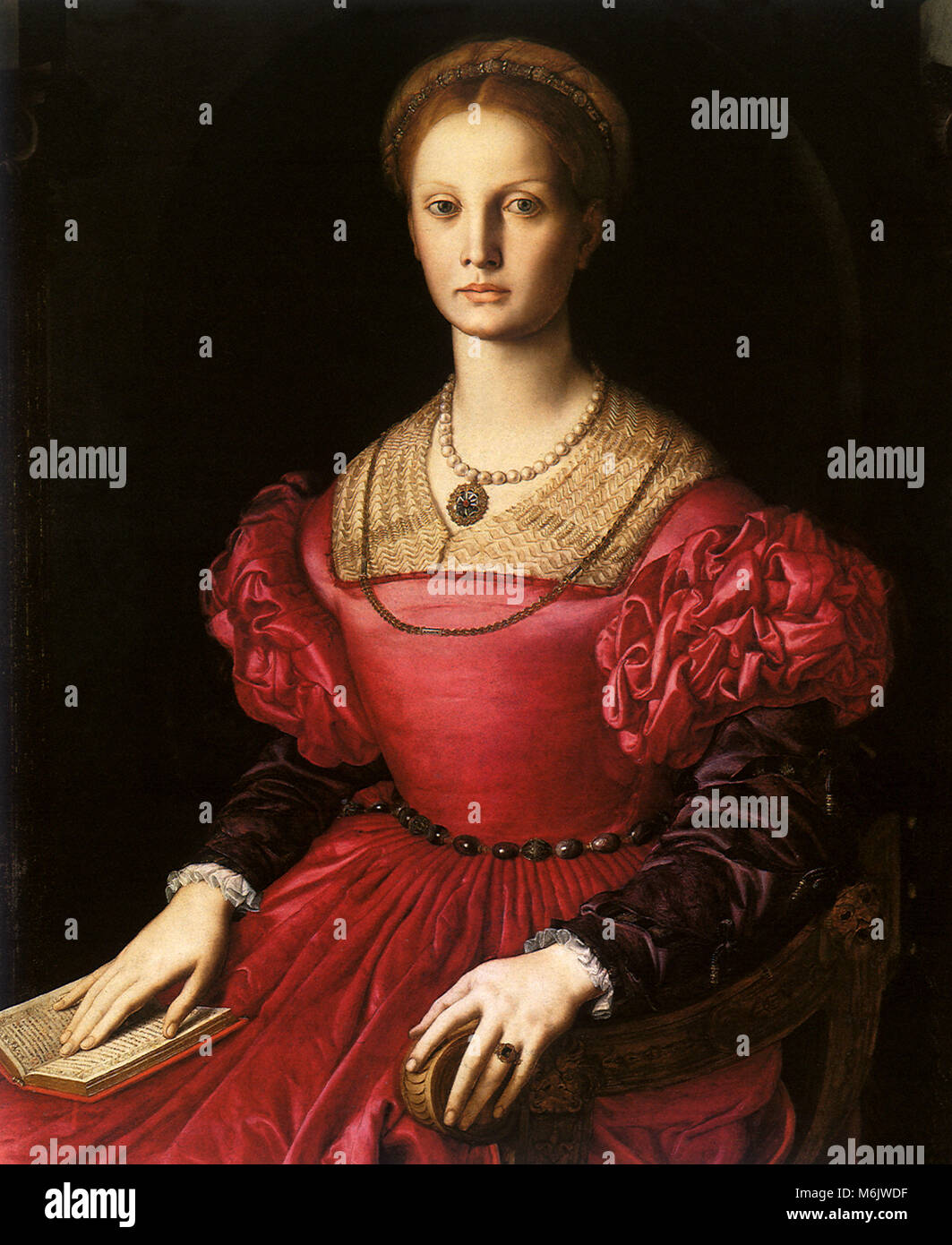 Lucrezia Panciatichi, Bronzino, Agnolo, 1540. Stock Photo