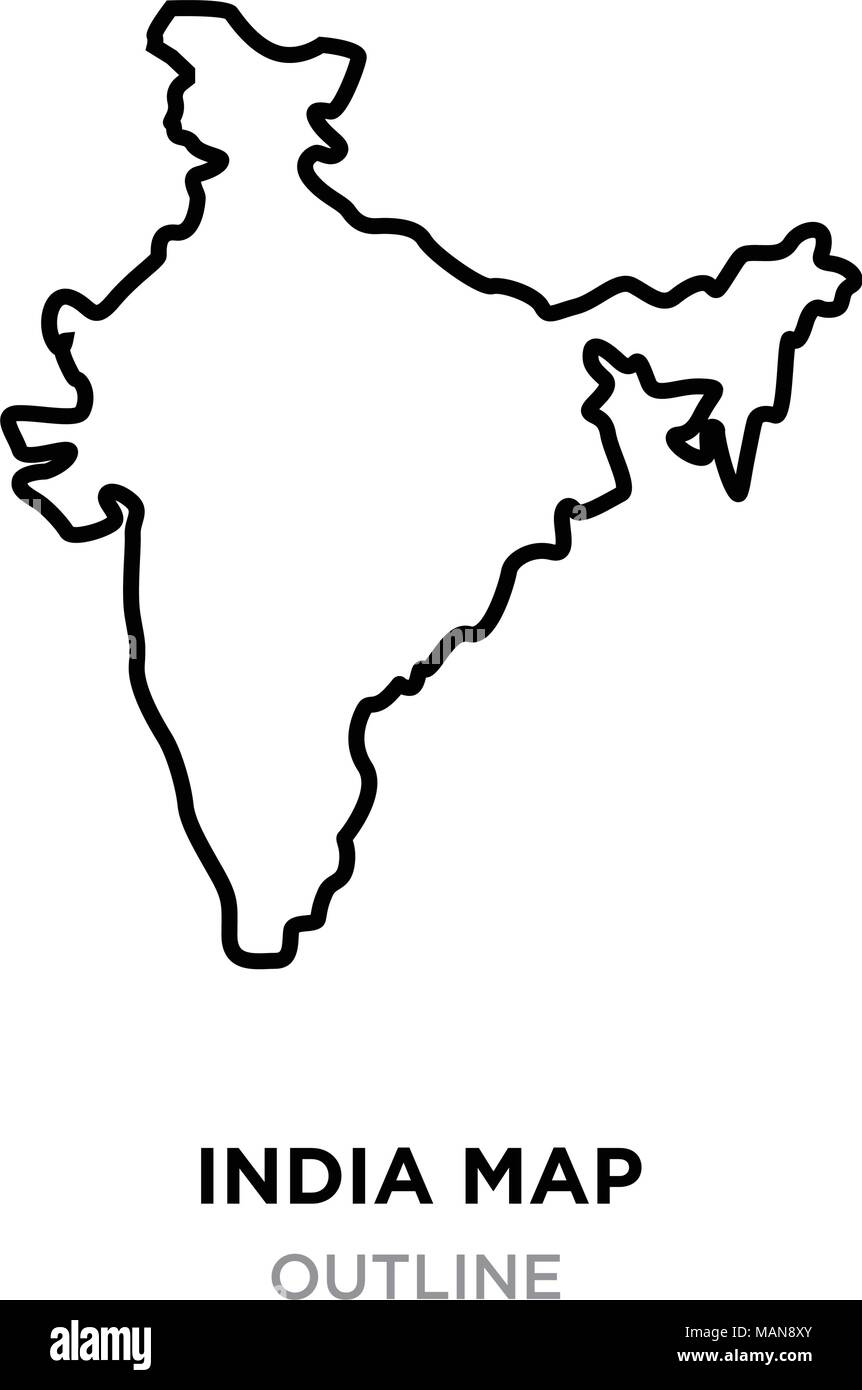 How To Draw India Map Outline