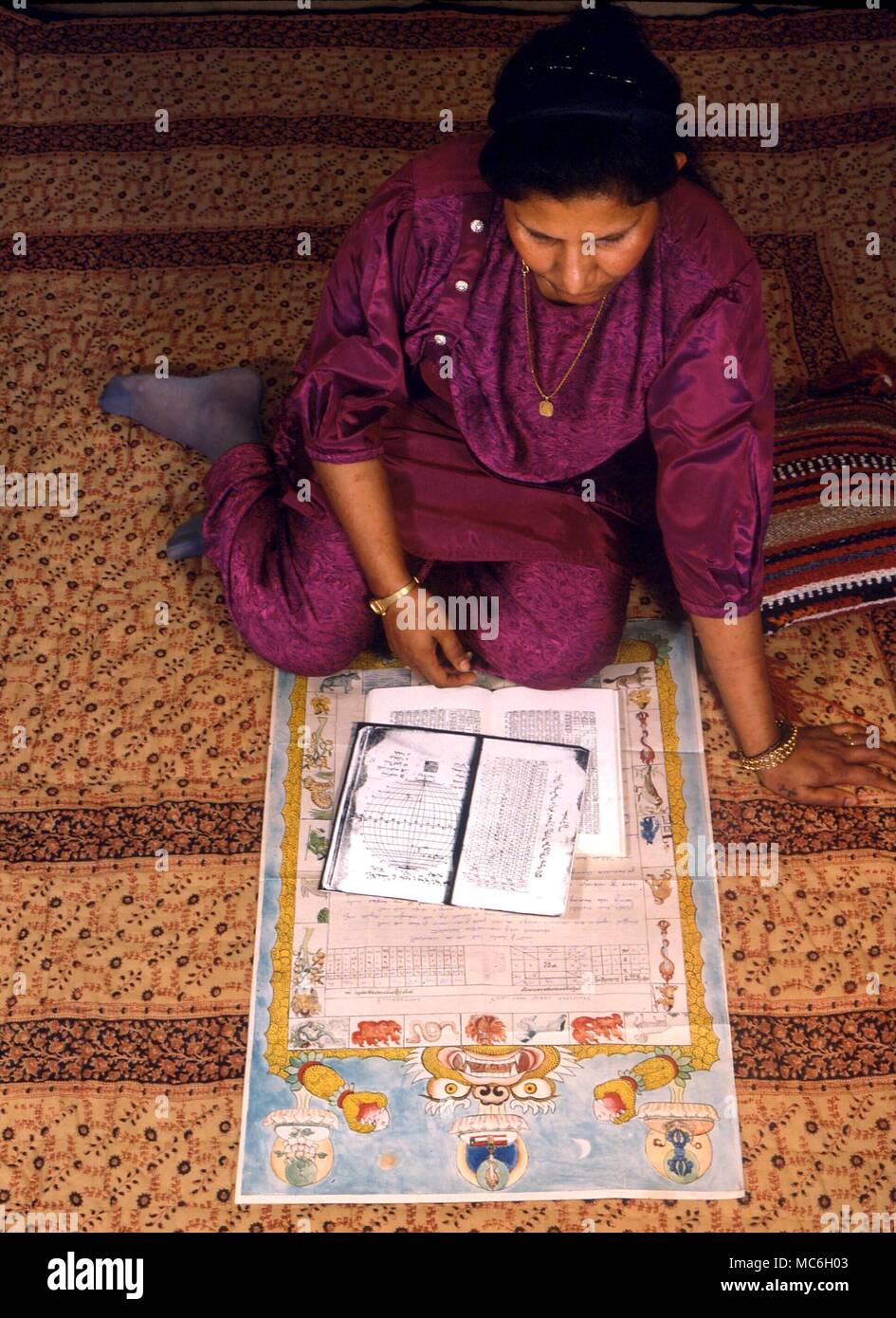 HOROSCOPES - Tibetan horoscope Stock Photo