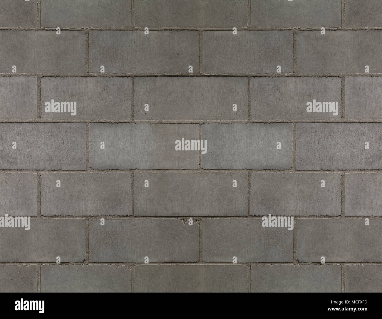 Grey brick wall background Stock Photo