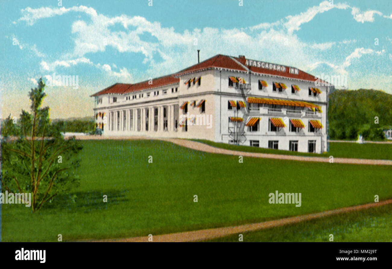 New Atascadero Inn. Atascadero. 1920 Stock Photo