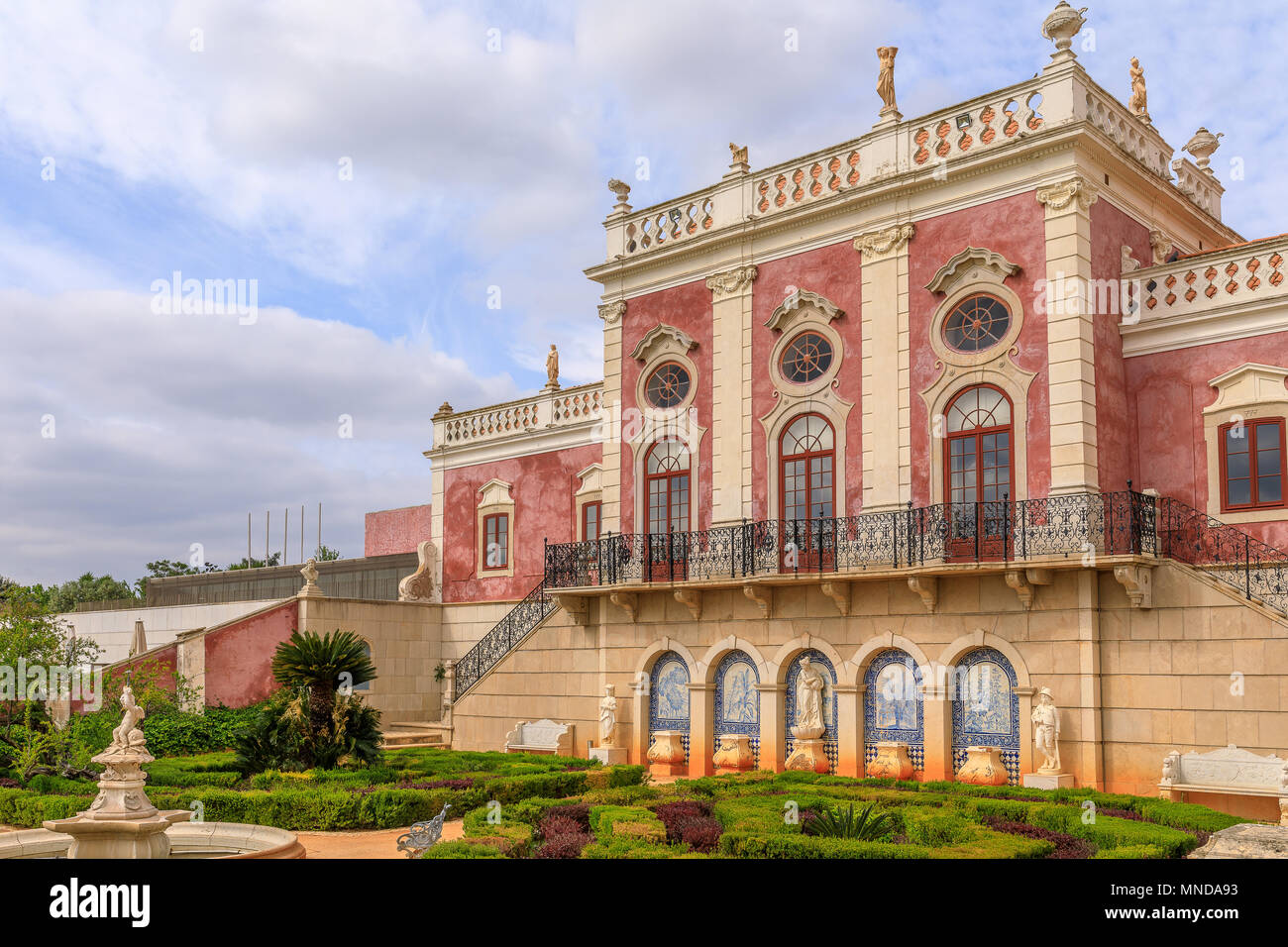 Palacio de Estoi, Algarve, Portugal Stock Photo