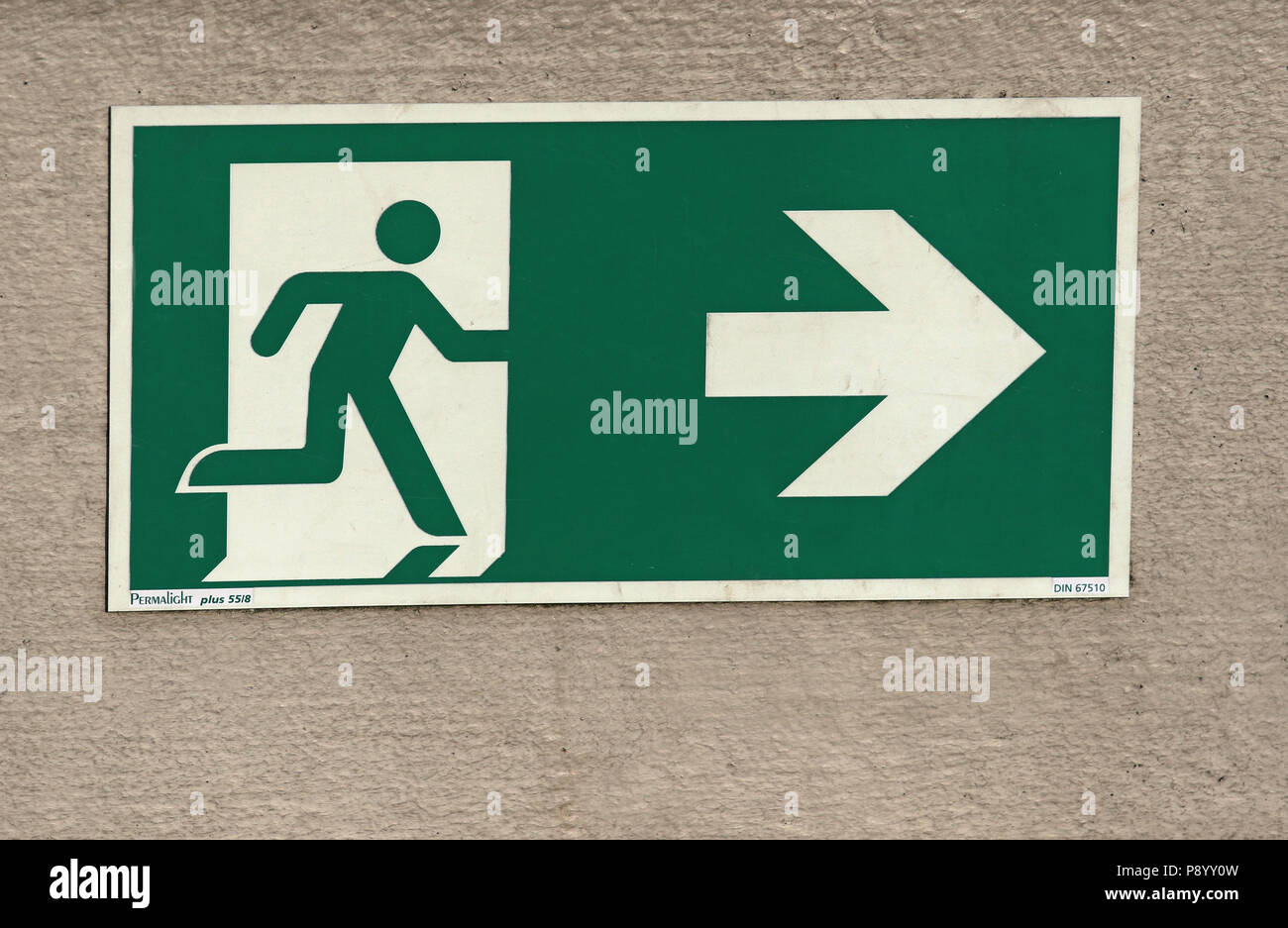 Berlin, Germany, emergency exit emergency exit Stock Photo