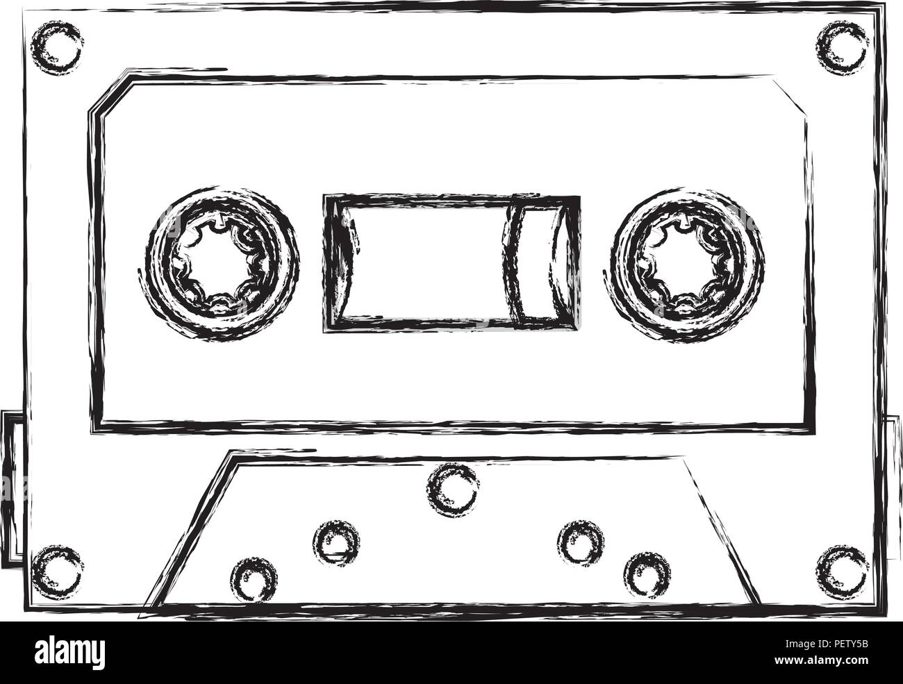 Audio Cassette Stock Vector Images - Alamy