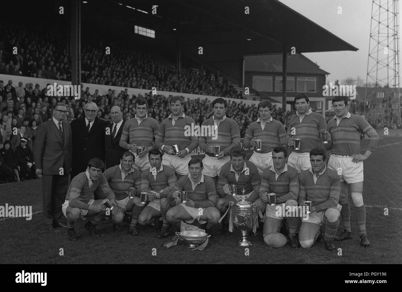 Rugby League Leeds 1950s Stock Photo