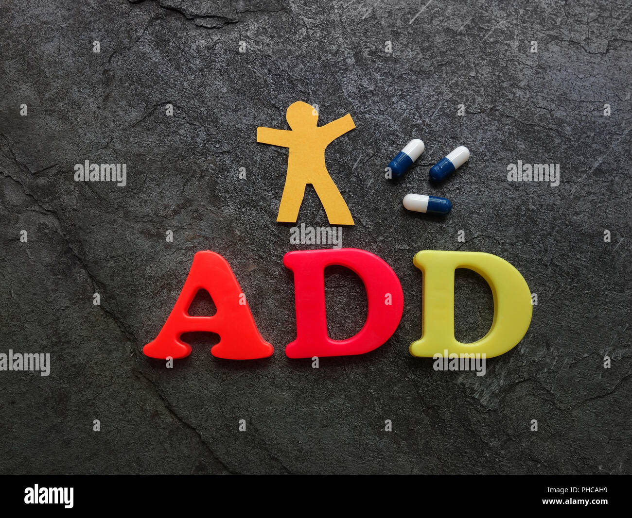 Attention Deficit Disorder Stock Photo