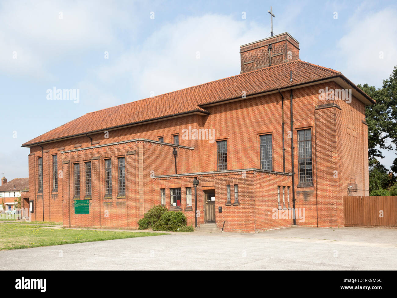 All Hallows Church Ipswich, Landseer Road, Suffolk, England, UK designed by Henry Munro Cautley built 1938-39 Stock Photo