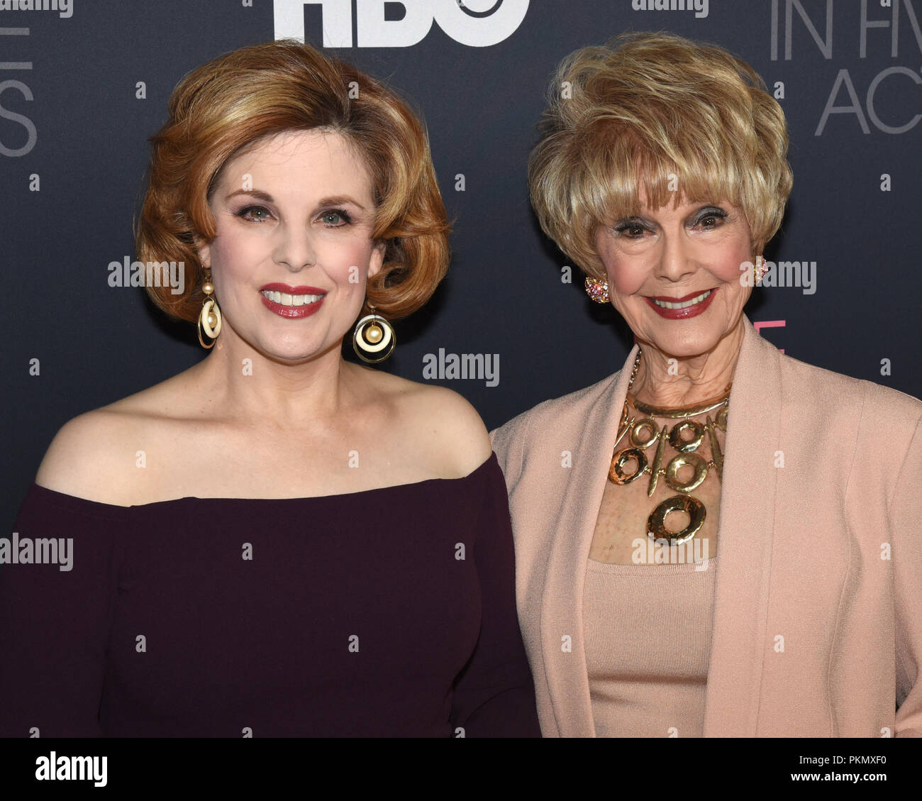 Westwood Village, USA. 13th Sep, 2018. Kat Kramer and Karen Sharpe Kramer attends the Los Angeles premiere of HBO's 'Jane Fonda in Five Acts' at the Hammer Museum in Westwood Village, California on September 13, 2018. Credit: The Photo Access/Alamy Live News Stock Photo