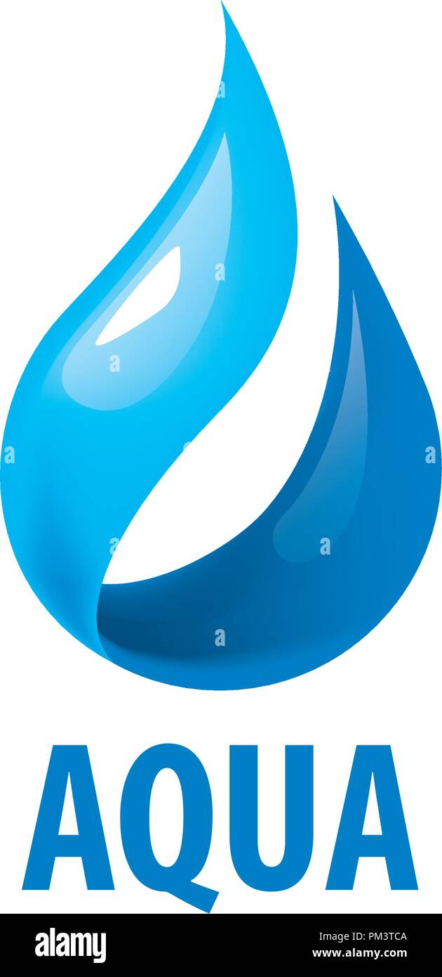 vector logo water Stock Vector