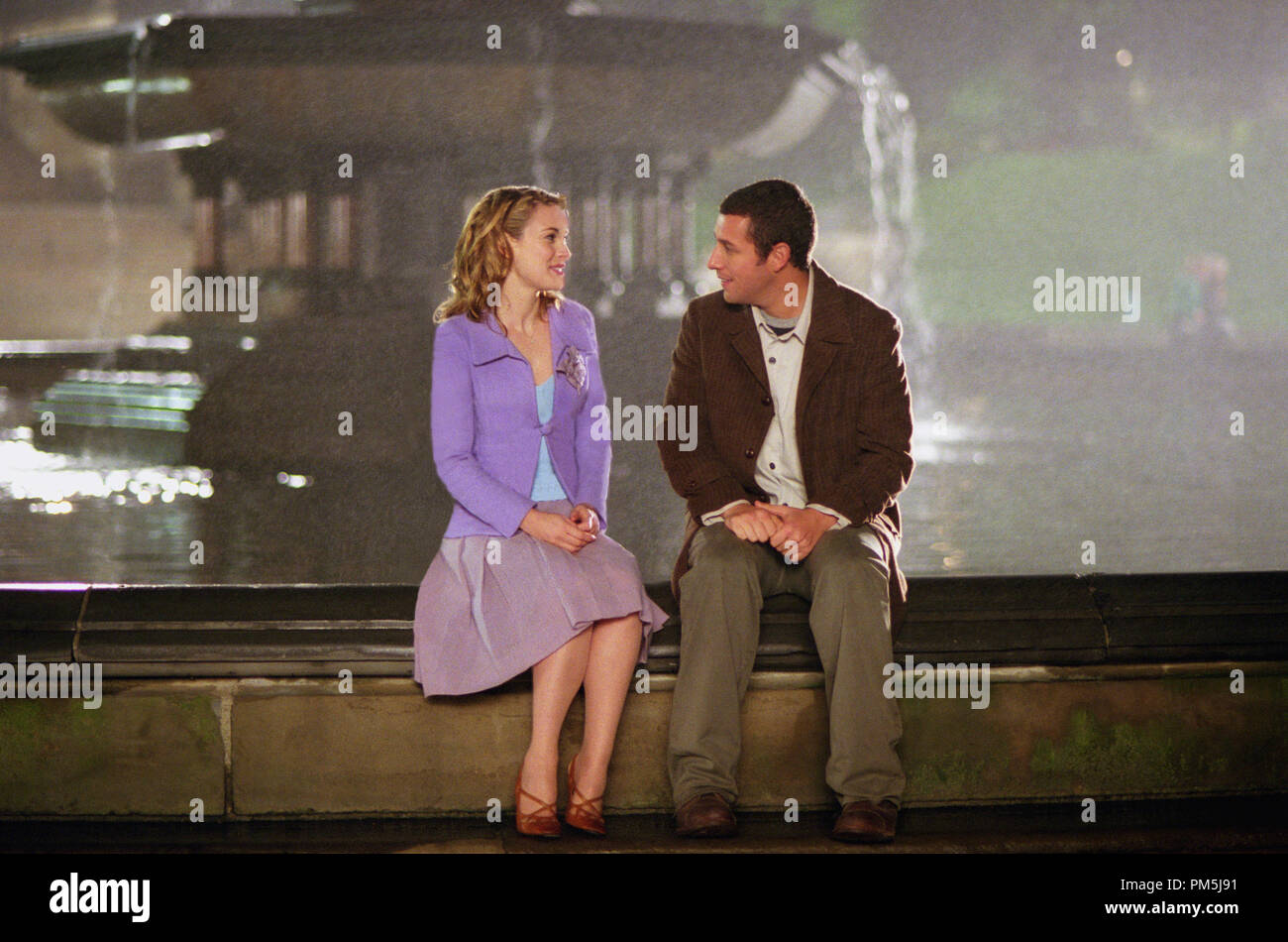 Film Still / Publicity Still from 'Mr. Deeds' Winona Ryder and Adam Sandler © 2002 Columbia Pictures Photo Credit: Jon Farmer Stock Photo