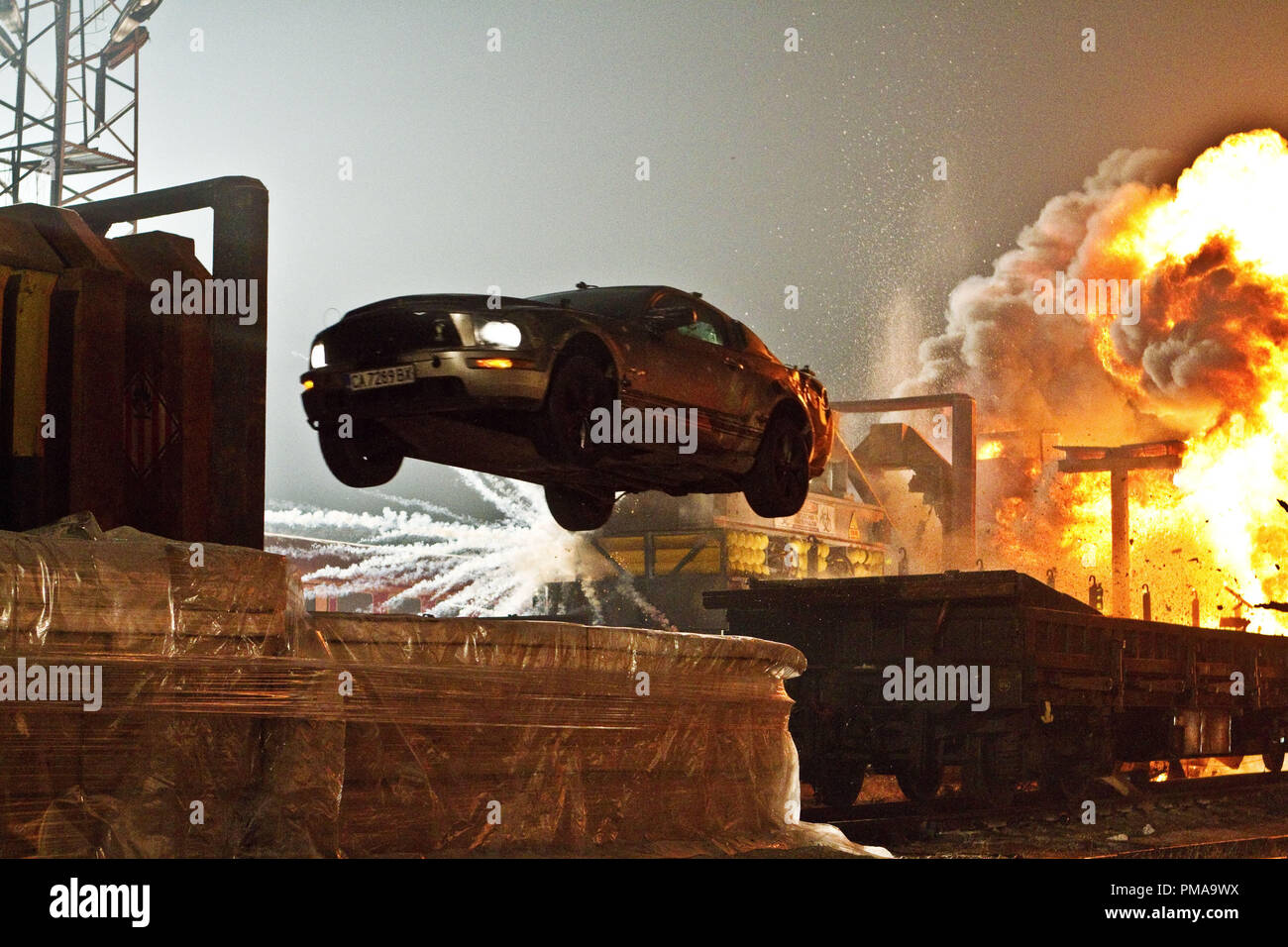 Scene still from 'Getaway' 2013 Stock Photo