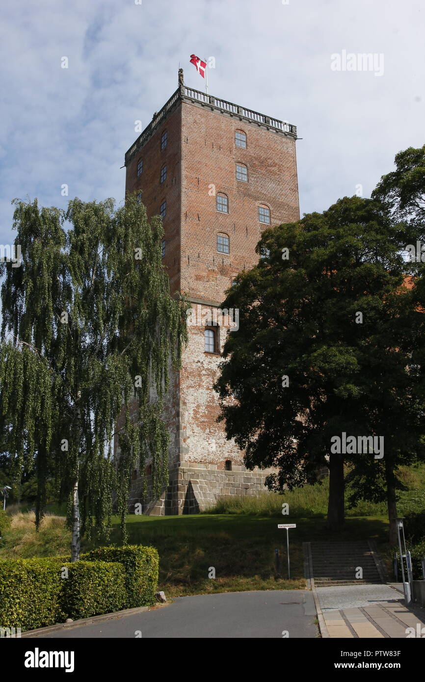 Koldinghus tower, a Danish royal castle, Kolding, Denmark Stock Photo