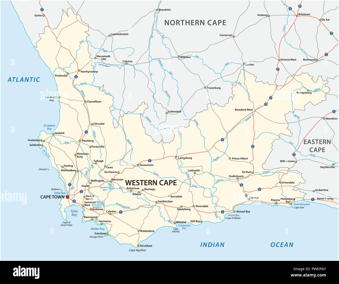 Cape Of Africa Map