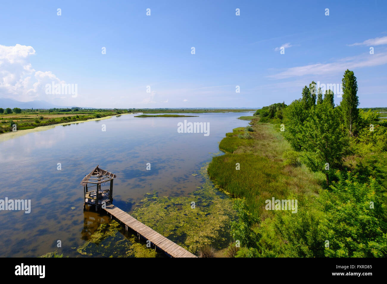 Albania, Lezhe, Lagune, Kune-Vain-Tale Nature Park Stock Photo