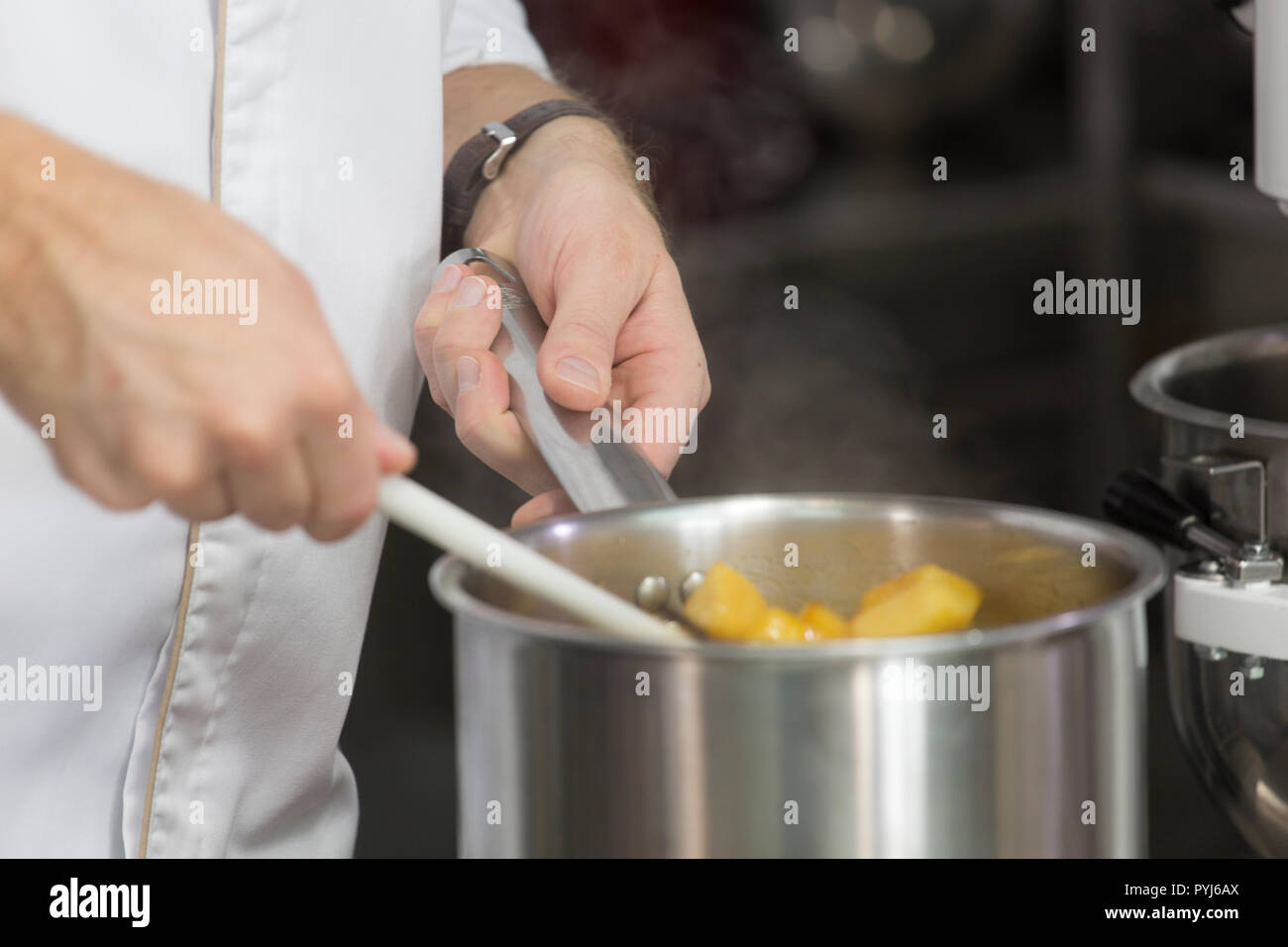 cooked apple Stock Photo