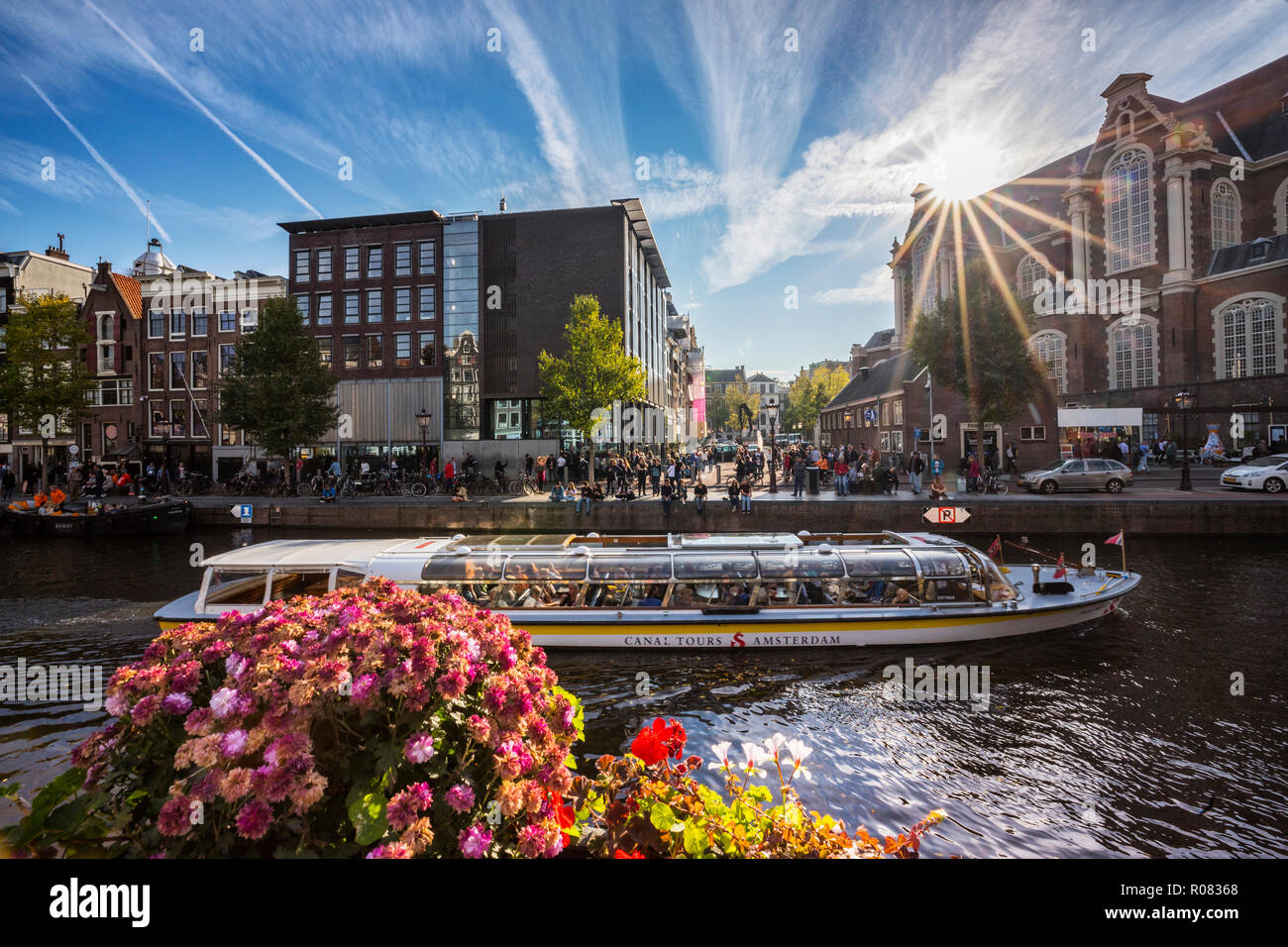 Amsterdam Anne Frank museum Stock Photo