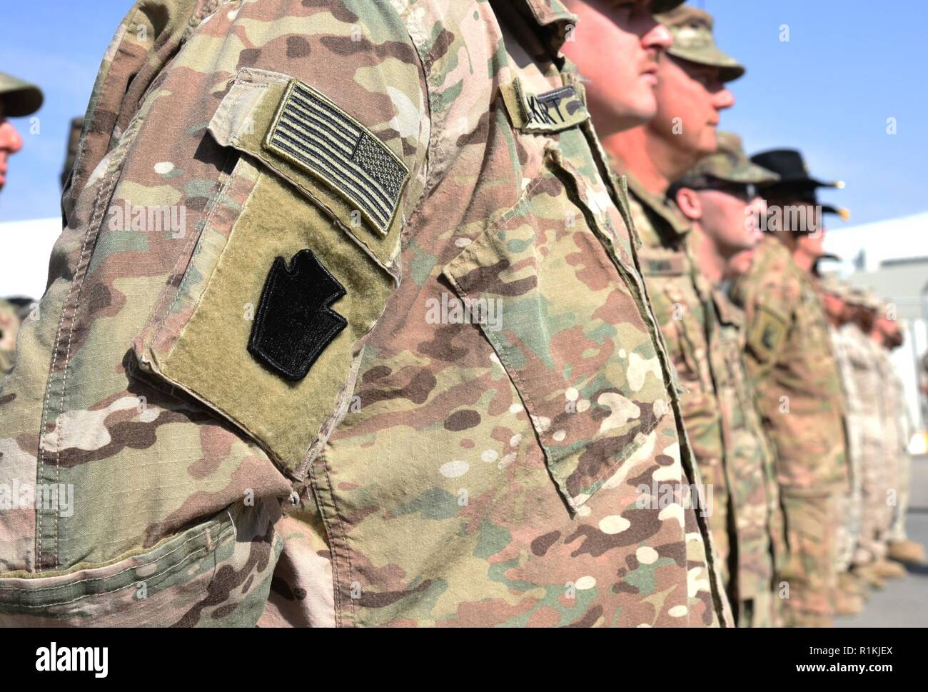 Task Force Spartan Soldiers assigned to 28th Infantry Division ...