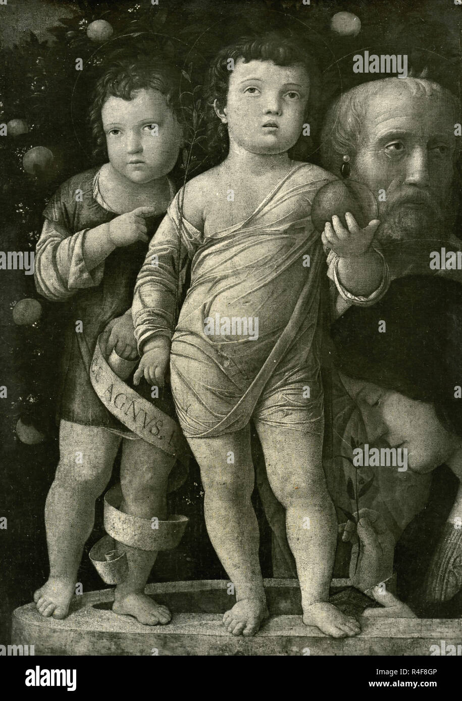 Imperator Mundi, painting by Andrea Mantegna Stock Photo