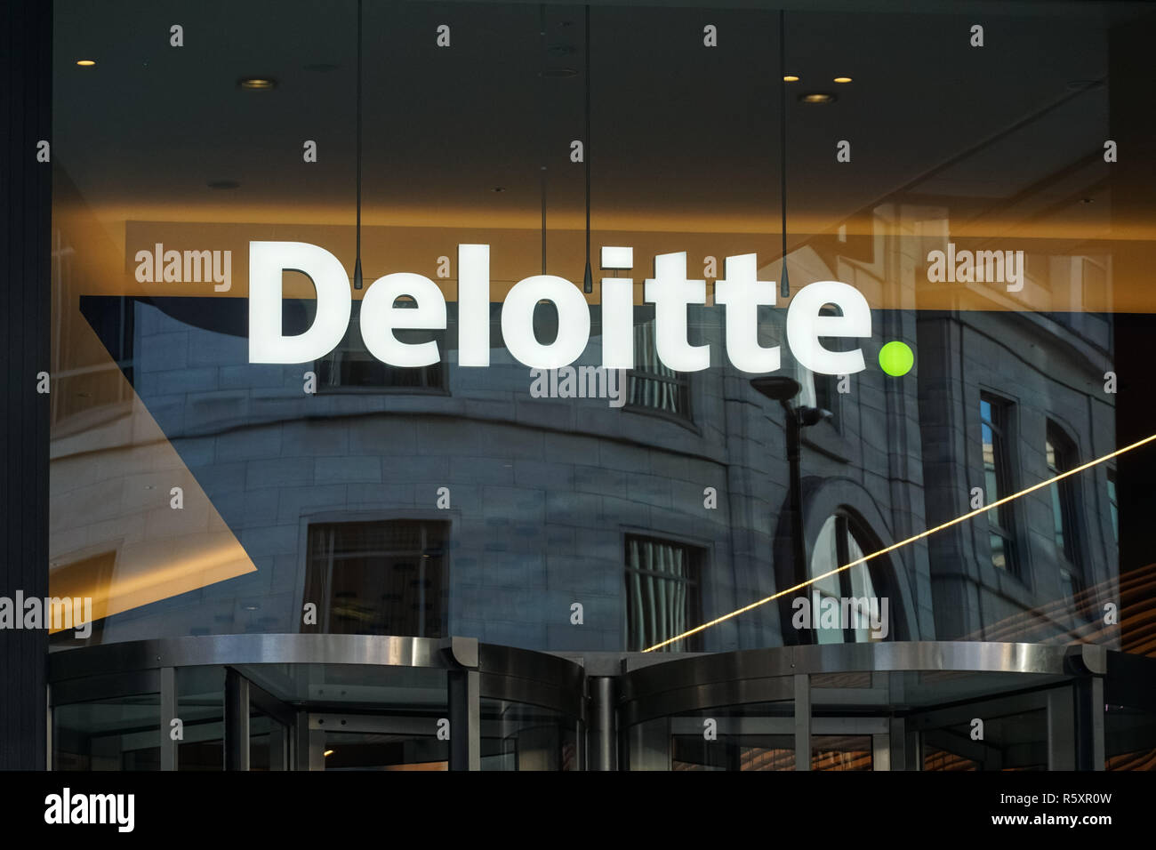 Deloitte headquarters at 1 New Street Square, London England United Kingdom UK Stock Photo